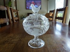 SUPERBE DRAGEOIR BONBONNIERE CRISTAL