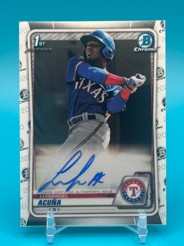 Luisangel Acuna 1st Bowman Auto #CPA-LA🔥