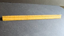 PEARWOOD TRI RULER. MADE IN WEST GERMANY.