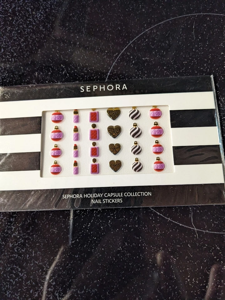 Lote de 9 artículos de esmalte de uñas, tablas de esmeril, exuberante aleteo de limón, pegatinas Sephora  Foto 2 de 4