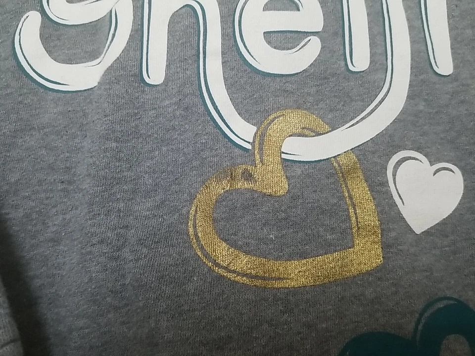 O'Neill Surfer 女孩 XL 全拉链连帽运动衫灰色连帽衫 — 第 4/4 张图片