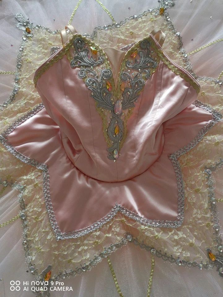 Ballet Tutu Pancake Costume Dancewear professional ballerina adult girls - Image 3 of 4