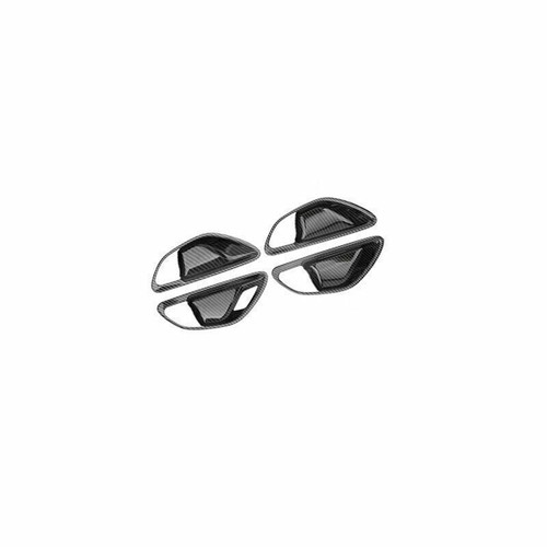 4x For Benz C-Class C300 C43 2015-21 Carbon Fiber Inner Door Bowl Cup Cover Trim - Bild 10 von 11