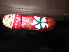 MW.A448: DAZZLING and UNIQUELY HAND PAINTED WOOD PENIS ON ASH WALKING STICK CANE