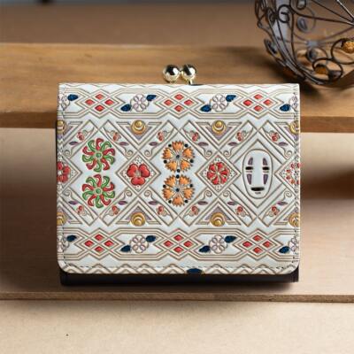 Studio Ghibli Spirited Away Bunkoya Ozeki Trifold Mini Wallet Leather goods