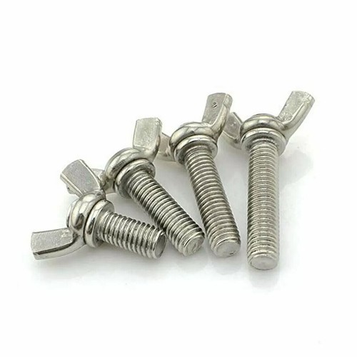 DIN316 A2 Stainless Steel Wing Bolts Butterfly Screw M4 M5 M6 M8 M10 - Picture 10 of 17