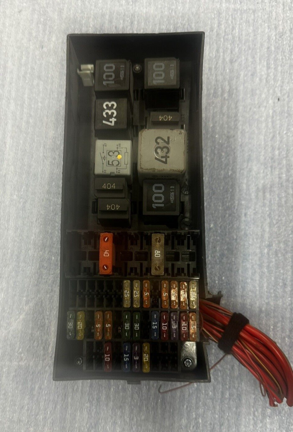 Bentley Continental GT Rear Trunk Fuse Relay Box Oem