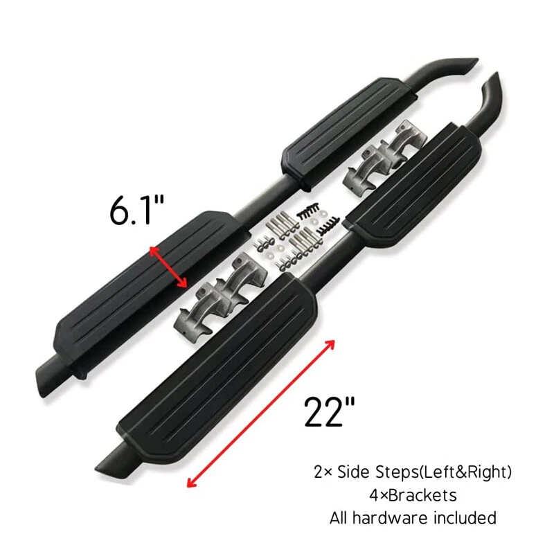 Running Boards For Land Rover Defender 110 4-Door 2020-2023 Side Steps Nerf Bar - Image 2 of 4