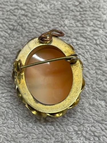 Cameo Pair Brooch Pin and one could also be a Pendant Vintage Pair see pics - Picture 15 of 18