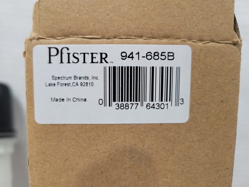 Pfister General Metall Luftspalt schwarz 941-685b - Bild 4 von 4