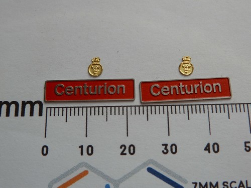 O gauge etched 7mm scale plates 