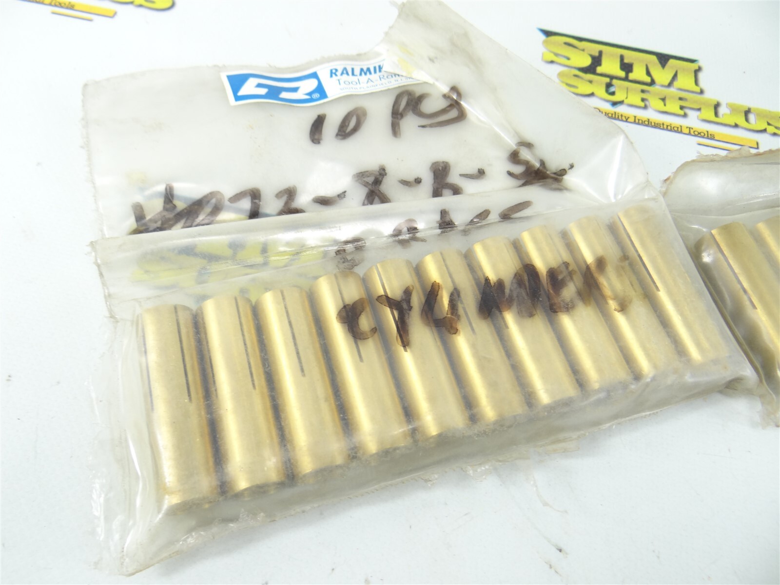 3 NEW BRASS BARREL LAP ARBORS 5/8" 9/16" 3/4" + 20 NEW 5/8" ACRO LAP