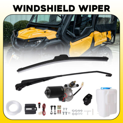 Electric Windshield Wiper Motor Kit 12V for Polaris RZR 570/ 800 /900S/ XP 1000