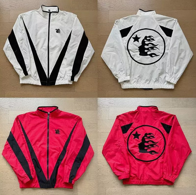 NEW Hell Thriller star Track Jacket patchwork embroidered Mens jacket 2 Colors