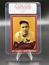 2022 UD SP Cuts Dizzy Dean Cardinals HOF 1/1 Artist CARTER X Painted Art