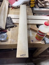 CURLY SOFT MAPLE NECK BLANK LUTHIER LUMBER 30"X3 1/2"X7/8"