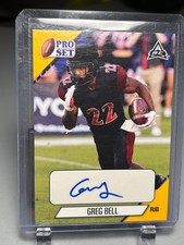 2021 Leaf Pro Set Greg Bell Rookie Auto (RC) SP #PS-GB1 GOLD BORDER Aztecs