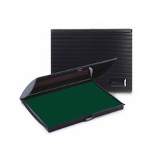 Large 3x6 Inch Felt Rubber Stamp Ink Pad Green Crafting Office Fingerprint