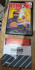 Ninja - 1986 - Atari 800/XL/XE & Commodore 64 5 1/4" Flippy Disk. RAR. funktionstüchtig
