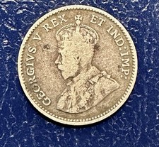 Beautiful 1911 Canada 5 Cent SILVER KM 16