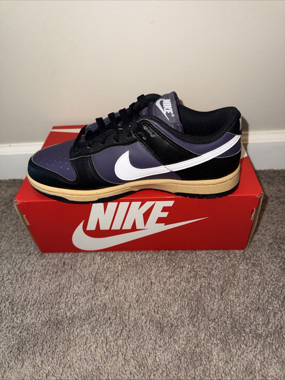 WMNS Nike Dunk Low NN/Dark Raisin-White-Black (DD1873-500) Size: 6.5W/(NIB) thumbnail 8