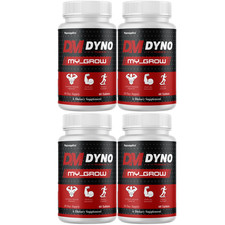 DM DYNO My-Grow Muscle Support Dyno My-Grow Supplement 4 Bottles Official