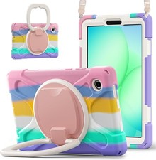 Heavy Duty Case with 360 Rotating Stand for Samsung Galaxy Tab A11 8.7 Inch 202