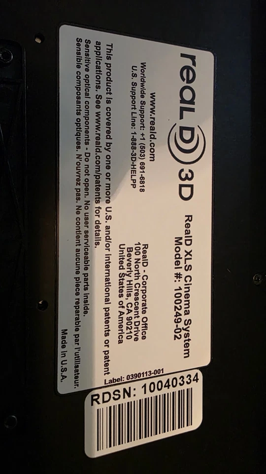 UNIDAD PROYECTORA DE CINE DUAL SONY REALD 3D XLS ¡¡EXCELENTE ESTADO!!! Foto 2 de 4