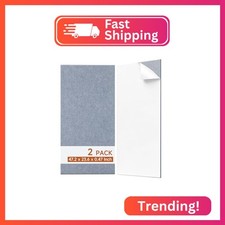 Millcalm Large Acoustic Wall Panels,Peel and Stick,47.2"x23.6",Light Gray
