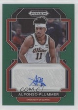 2022-23 Panini Prizm Draft Picks Green Alfonso Plummer #DP-APL Auto 15ty