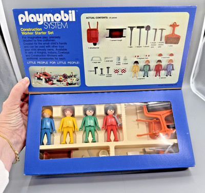 NOS 1976 Playmobil System Construction Set SEALED Schaper Catalog #016 Vintage