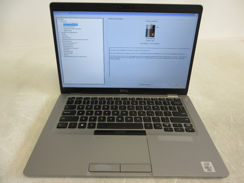 Dell Latitude 5410 Core i7-10810U 1.10GHz No Ram No Hard Drive No Power Adapter