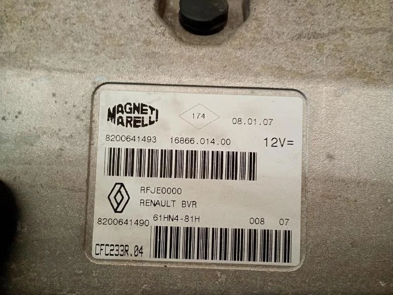 8200641490 centralina cambio automatico per RENAULT MODUS GRAND MODUS (F JP0 ) - Immagine 4 di 4