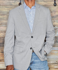 Banana Republic Tailored Fit Gray Blazer Jacket 42R