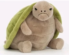 Jellycat Timmy Turtle Stuffed Animal: 11" Soft Plush Perfect Kids Christmas Gift