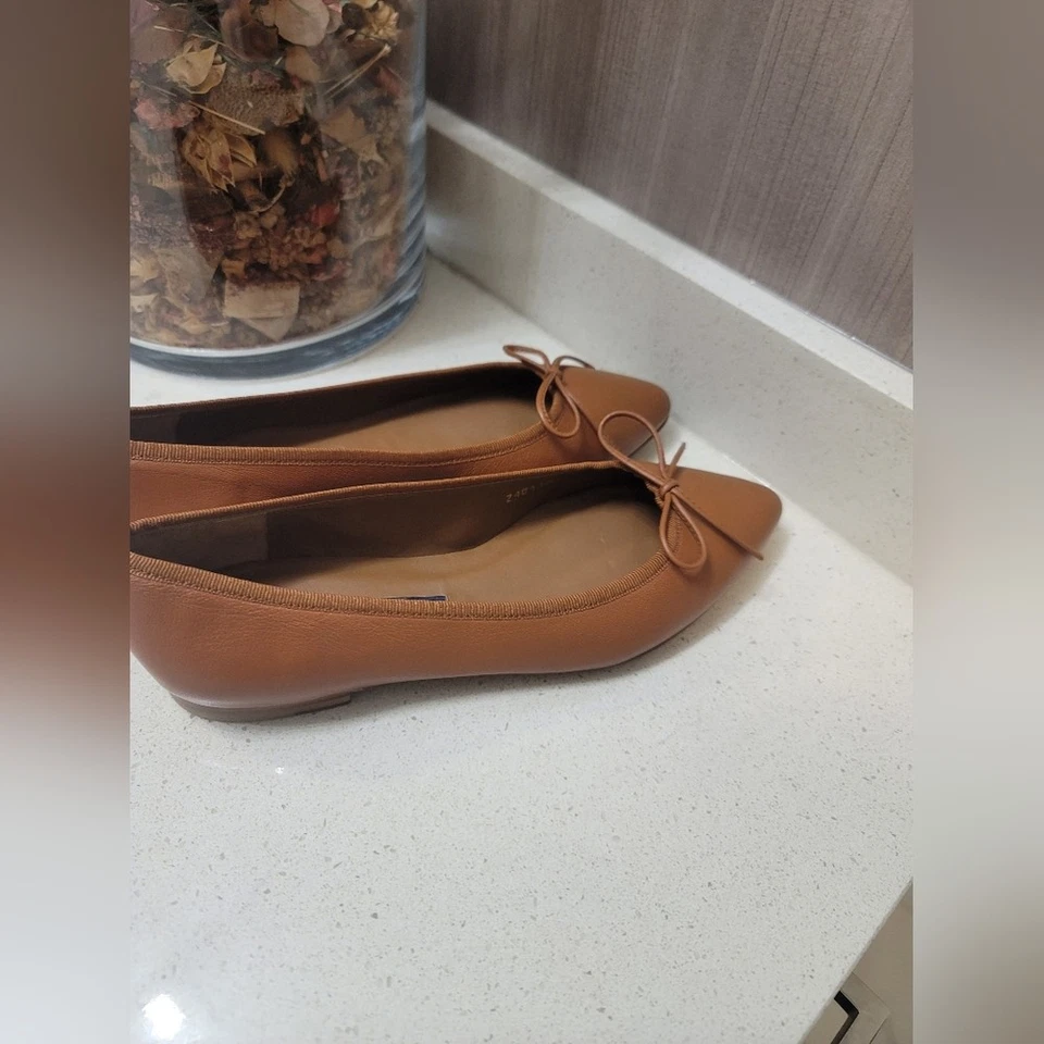 Margaux The Pointe 女式棕褐色芭蕾平底鞋 38 M 码 — 第 4/4 张图片