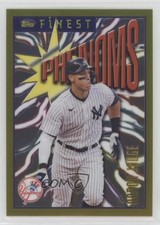 2023 Topps Finest Flashbacks Phenoms Rare Gold Aaron Judge #168 8k4