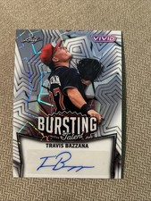 TRAVIS BAZZANA 2025 Leaf Vivid Draft Baseball Autograph AUTO 1st Prospect 1/3