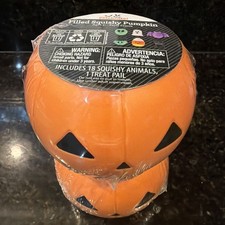 Halloween 18 Squishies filled Jack o Lantern Pumpkin Orange Kids Walmart 2 Pack