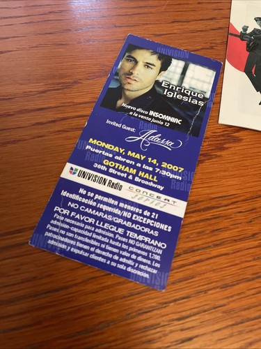 Music Ephemera Lot WHITNEY HOUSTIN Enrique Iglesias TICKETS Fifth Beatle Comic - Picture 6 of 9