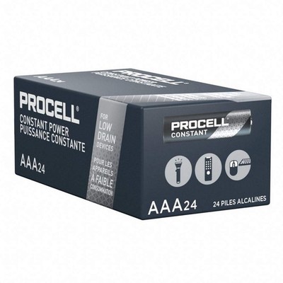 DURACELL PROCELL PC2400BKD Battery,Alkaline,AAA,Everyday,PK24 PK 6