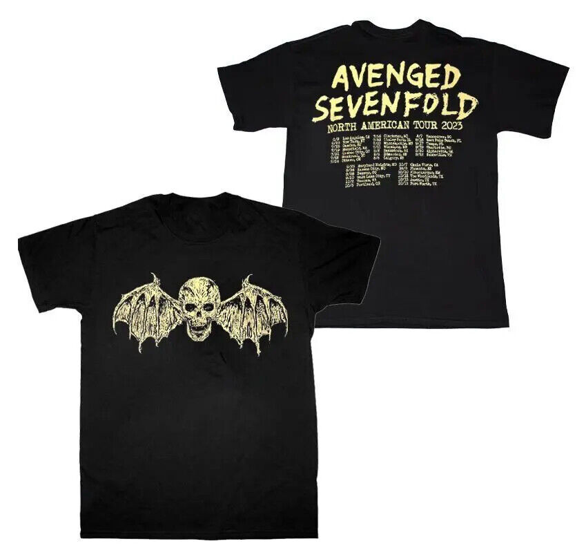 Avenged Sevenfold 2023 Music Tour T-Shirt | eBay