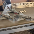 3-Dinky Toys 7” PHANTOM II F-4K Diecast No:730 Vintage NAVY AIRCRAFT W Rockets