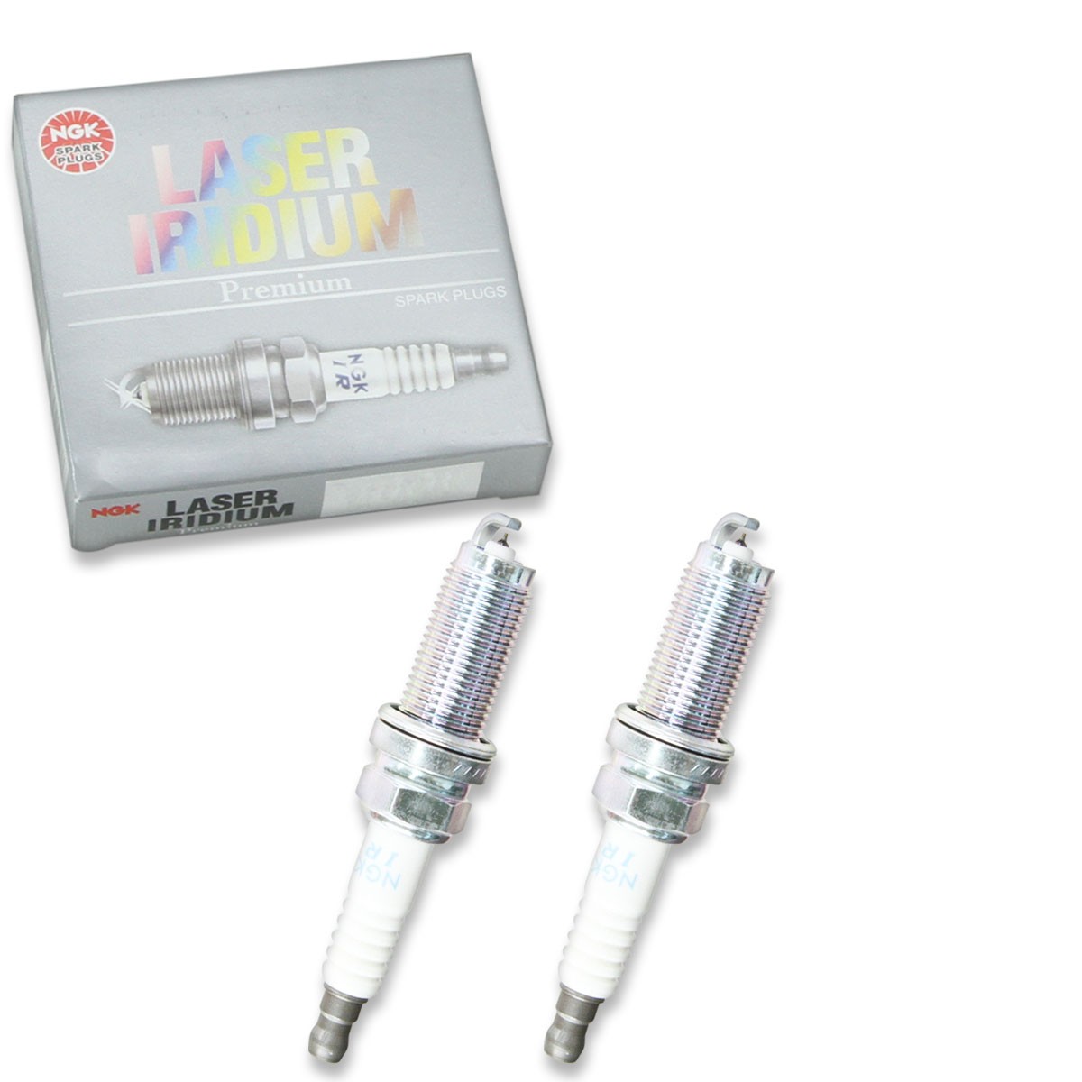 2 pc NGK 3656 LZFR6AI Laser Iridium Spark Plugs for MN158596 KL6RTI 9745 ii