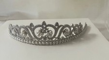 AUTHENTIC SWAN SIGNED SWAROVSKI PRINCESS PEARLS TIARA 1503308 WEDDING BRIDAL 