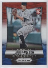 2014 Panini Prizm Red White & Blue Pulsar Prizm Jimmy Nelson #187 0a1