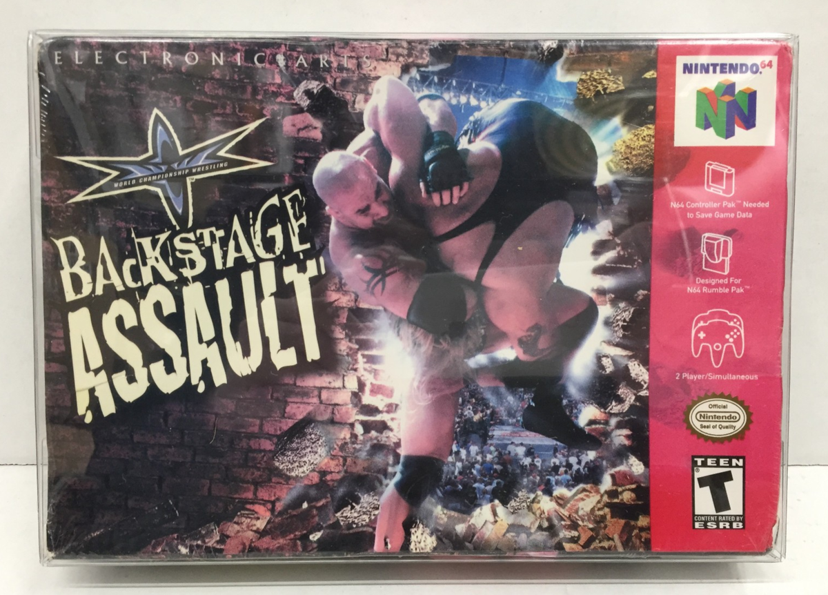 Amazon.com: WCW Backstage Assault - Nintendo 64 : Nintendo  WCW Backstage Assault (Nintendo 64, 2000) main image 2