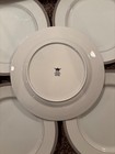 Vintage Royal Limited Fine China "Dynasty Taupe" Set/8 Dinner Plates Japan — photo 2