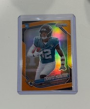 2025 Panini Prizm Football Travis Hunter Orange Prizm RC 203/249 Jaguars