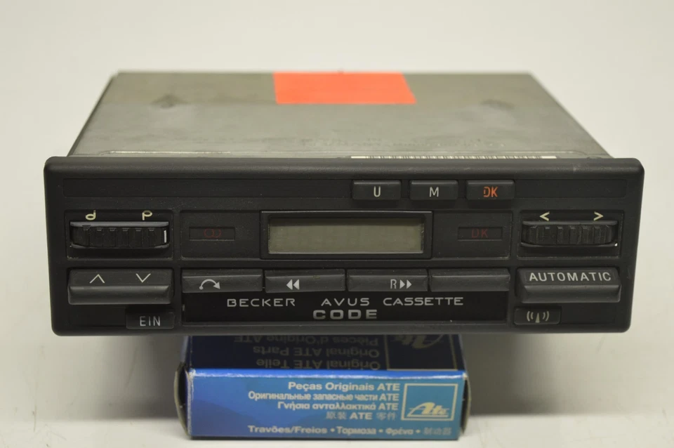 BE0778 Autoradio Mercedes W124 W126 W201 Becker Avus Cassette Kassettenradio - Bild 3 von 3